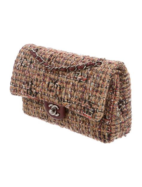 chanel tweed bag second hand|Chanel tweed double flap bag.